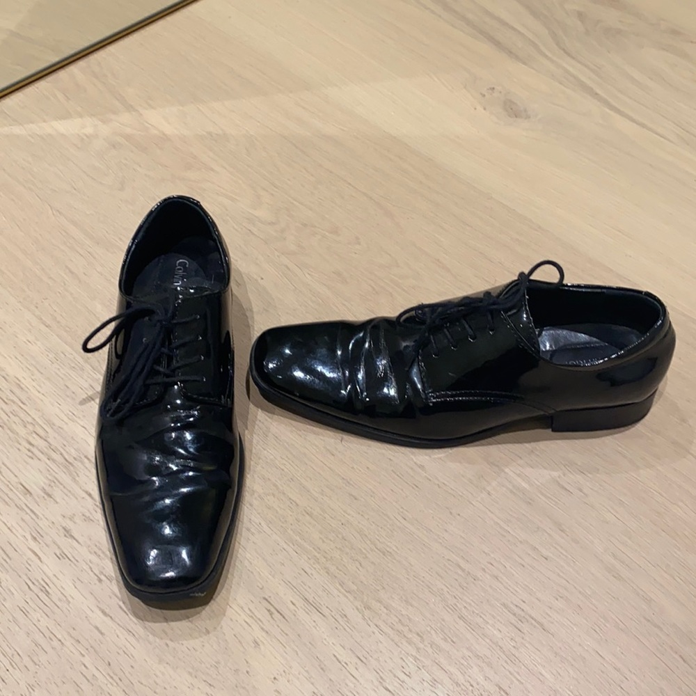 Calvin Klein Men’s Tuxedo Shoes size 9 black